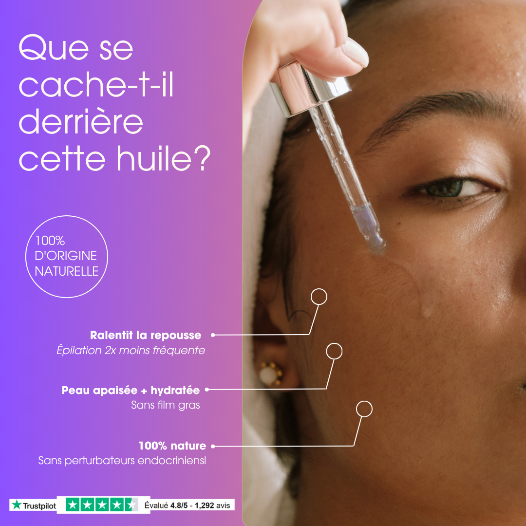 Luvixiaglow — Sérum naturel qui ralentit la repousse des poils