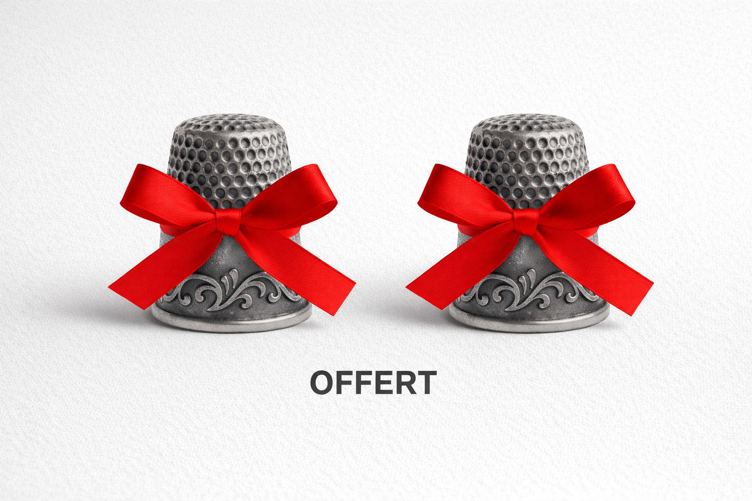 Lot de 2 dés à coudre