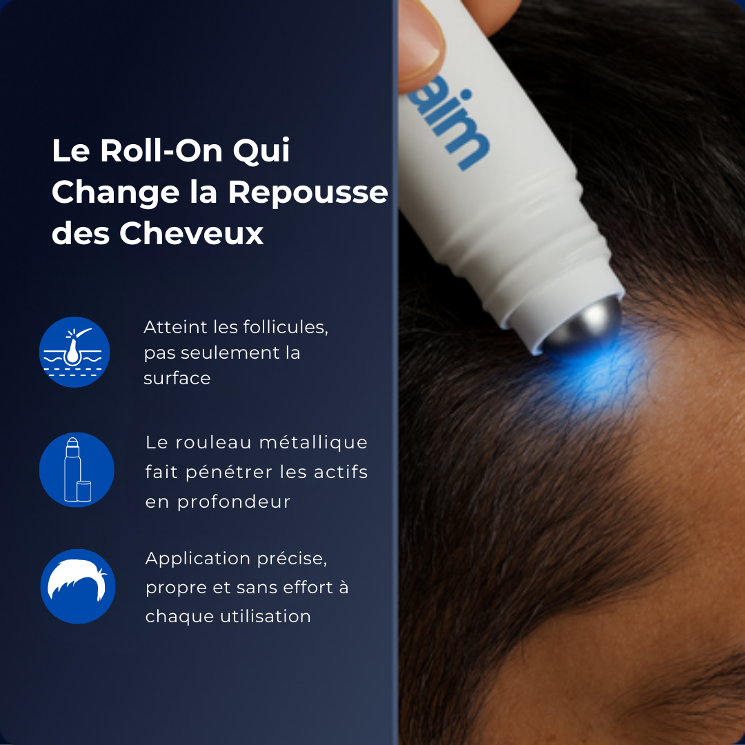Luvixia – Roll-On Croissance Naturelle Cheveux & Barbe