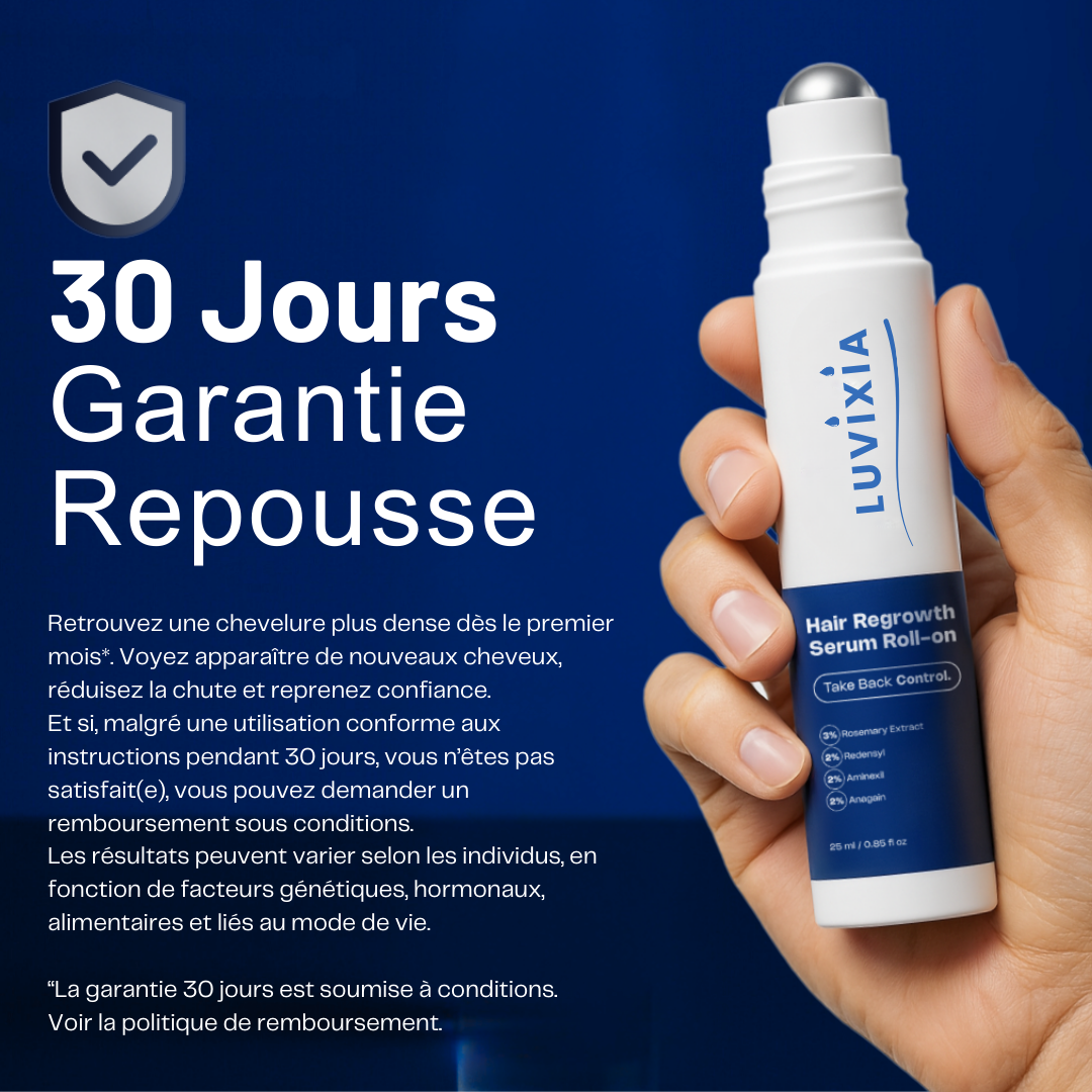 Luvixia – Roll-On Croissance Naturelle Cheveux & Barbe